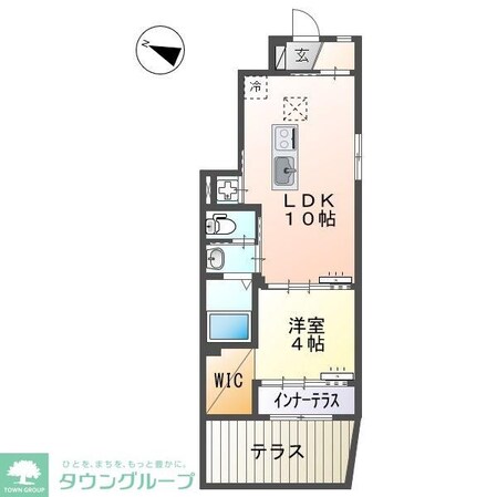 Sunset Hills(サンセット ヒルズ)の物件間取画像